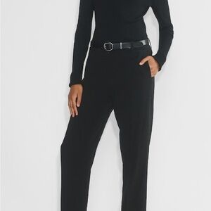 Aritzia Babaton Sartorial Black Trouser Pant Size 4